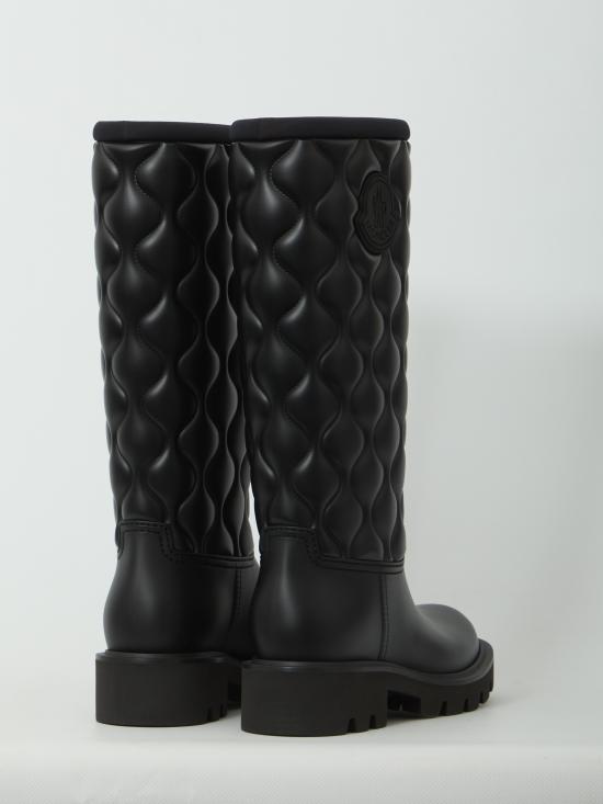 26FW 몽클레어 킥스트림 퀼팅 하이 레인 부츠 L209B4G00100M9908999 BLACK - MONCLER