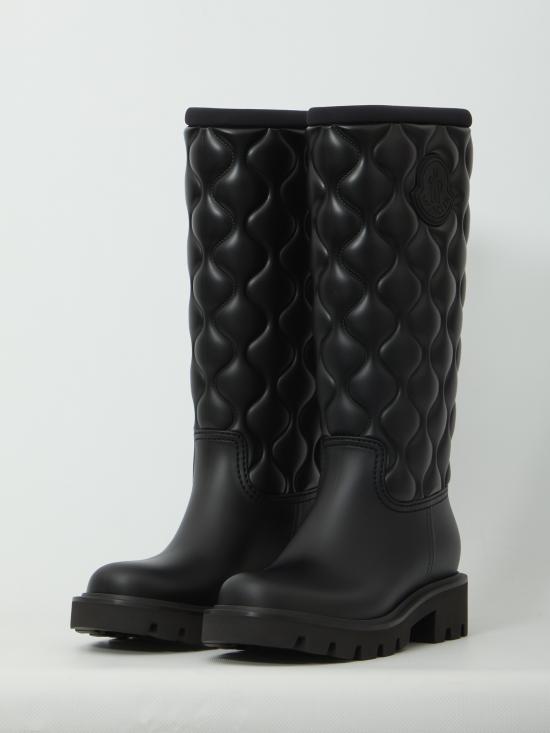 26FW 몽클레어 킥스트림 퀼팅 하이 레인 부츠 L209B4G00100M9908999 BLACK - MONCLER