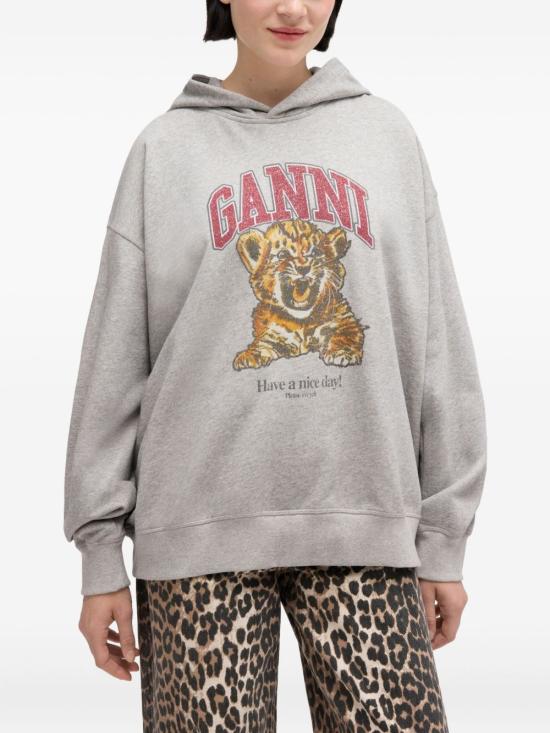 26FW 가니 타이거 후드 A1060024920 GREY - GANNI
