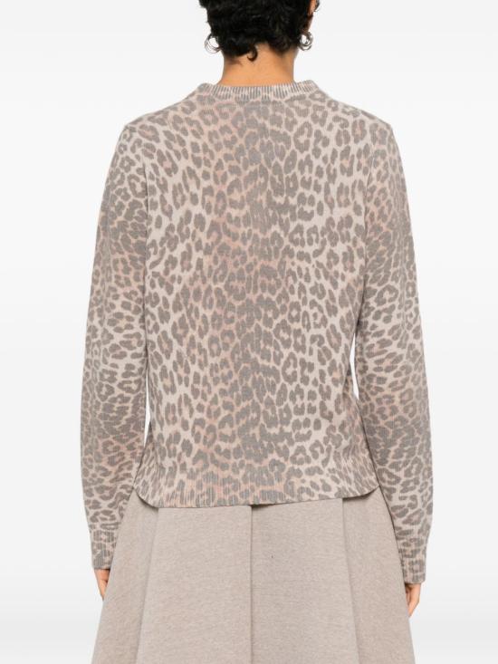 26FW 가니 스웨터 A1070147943 LEOPARD PRINT - GANNI