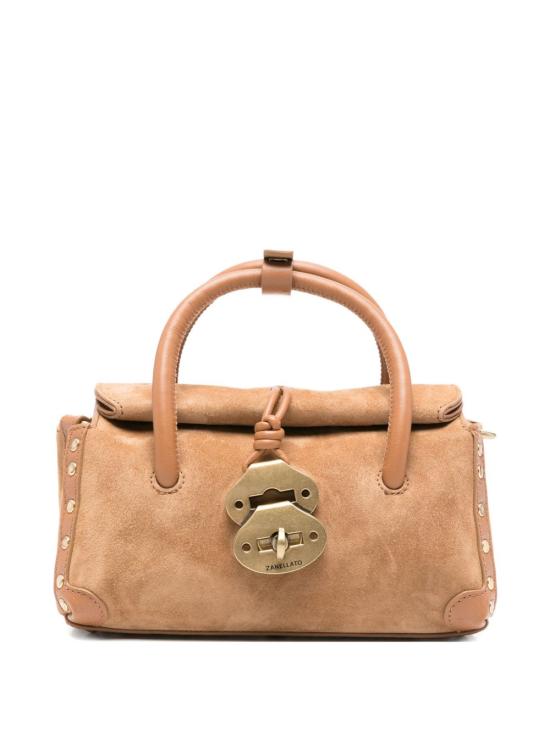 26FW 자넬라토 토트백 070800BABYZASHMERECACTUSZ0248 CAMEL