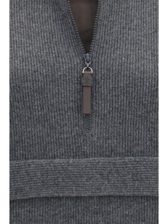 26FW 브루넬로 쿠치넬리 스웨터 M12250004P C079 GREY - BRUNELLO CUCINELLI