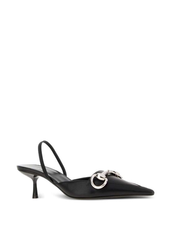 26FW 구찌 불바르 가죽 슬링백 펌프스 875075AAGSP1000 BLACK - GUCCI