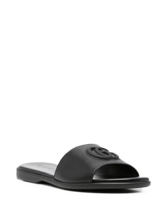 26FW 구찌 인터로킹 G 슬링백 펌프스 인터로킹 G 슬링백 펌프스 874910AAGT41000 BLACK - GUCCI