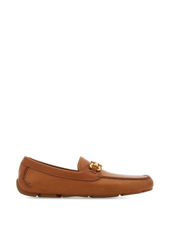 26FW 살바토레 페라가모 간치니 드라이빙 슈즈 02C398794903173 BEIGE