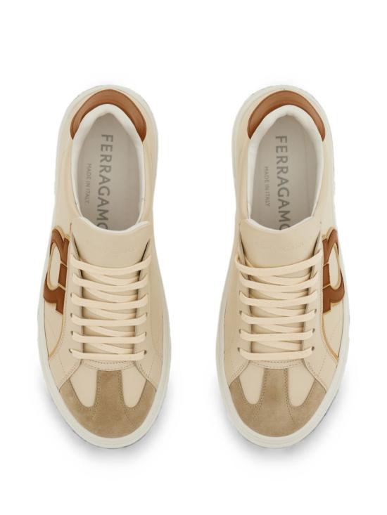 26FW 살바토레 페라가모 스니커즈 02B016796261007 ECRU - SALVATORE FERRAGAMO