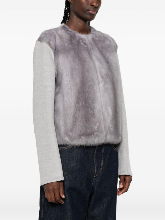 26FW 파비아나 필리피 무스탕 PLD216F343M3408155 GREY - FABIANA FILIPPI