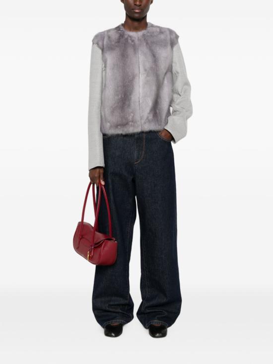 26FW 파비아나 필리피 무스탕 PLD216F343M3408155 GREY - FABIANA FILIPPI