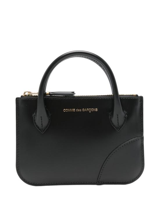 26FW 꼼데가르송 클래식 레더 라인 파우치 SA8100HA1 BLACK
