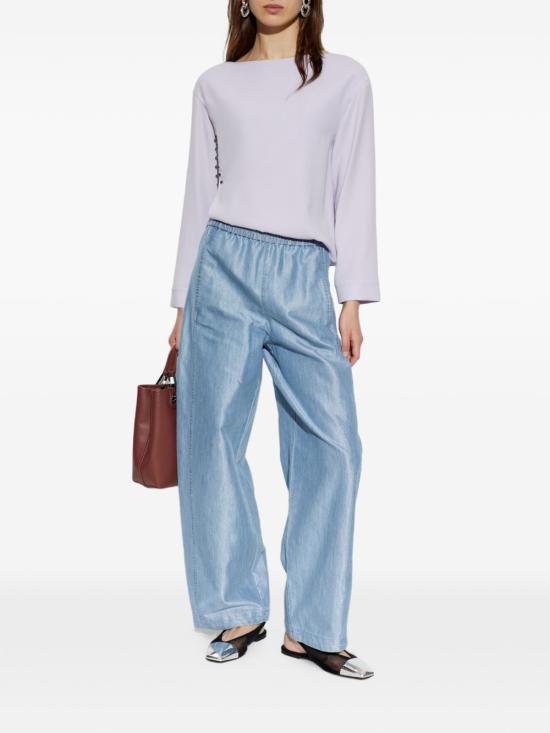 26FW 엠포리오 아르마니 스트레이트 팬츠 EW004806AF26173MB003 LIGHT BLUE - EMPORIO ARMANI