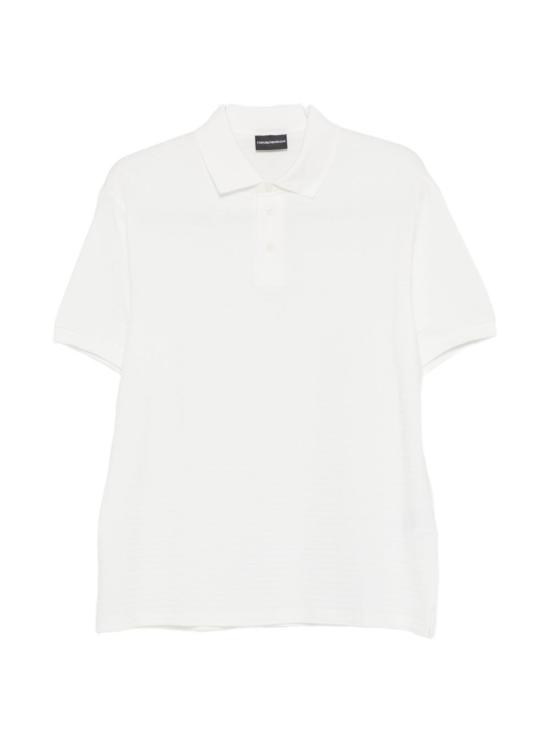 26FW 엠포리오 아르마니 폴로 티셔츠 EM004595AF10762F0185 WHITE