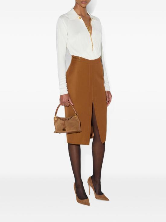 26FW 엘리자베타프랜치 바디수트 티셔츠 BK03S66E2193 WHITE - ELISABETTA FRANCHI