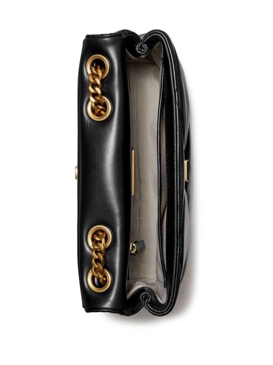 26FW 토리버치 스몰 키라 다이아몬드 퀼트 컨버터블 숄더백 154706001 BLACK - TORY BURCH