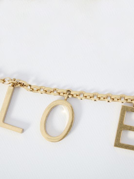 26FW 끌로에 끌로에 레터스 주얼리 벨트 CH25ABJ41CB79DC GOLD - CHLOE