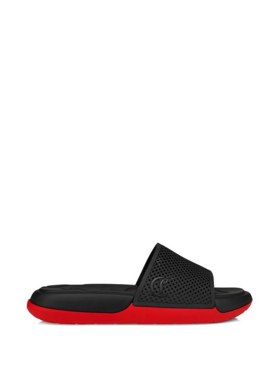 26FW 크리스챤 루부탱 뮬/슬리퍼 1260773BK01 BLACK