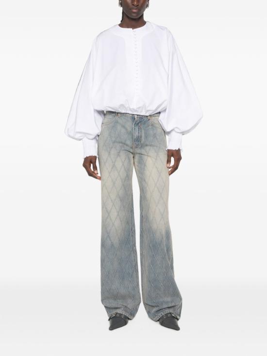 26FW 발망 데님 팬츠 HF1MI052DF796FC LIGHT BLUE - BALMAIN