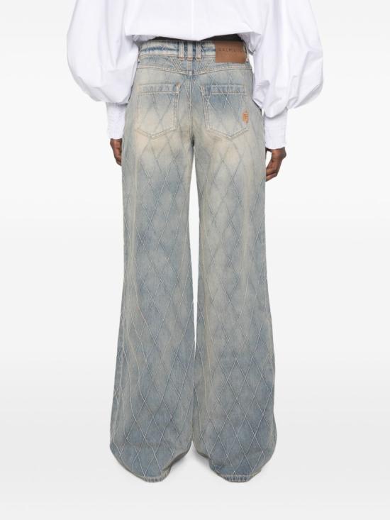 26FW 발망 데님 팬츠 HF1MI052DF796FC LIGHT BLUE - BALMAIN