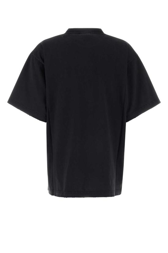 26FW 발렌시아가 오버사이즈 그래픽 티셔츠 871733TUVO61041 BLACK - BALENCIAGA