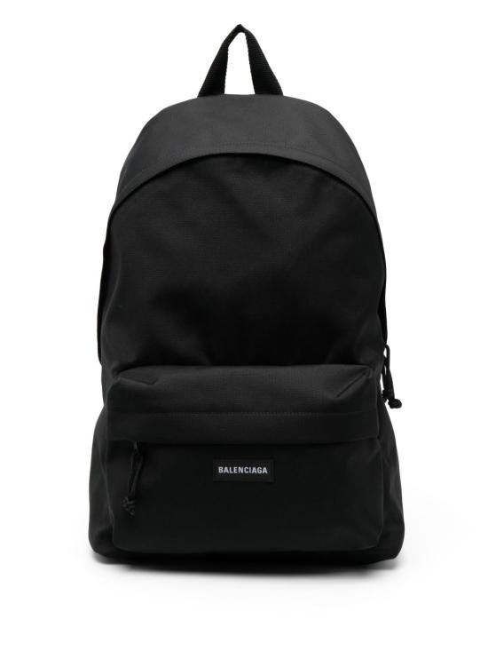 26FW 발렌시아가 로고 패치 익스플로러 백팩 5032212VZ371000 BLACK