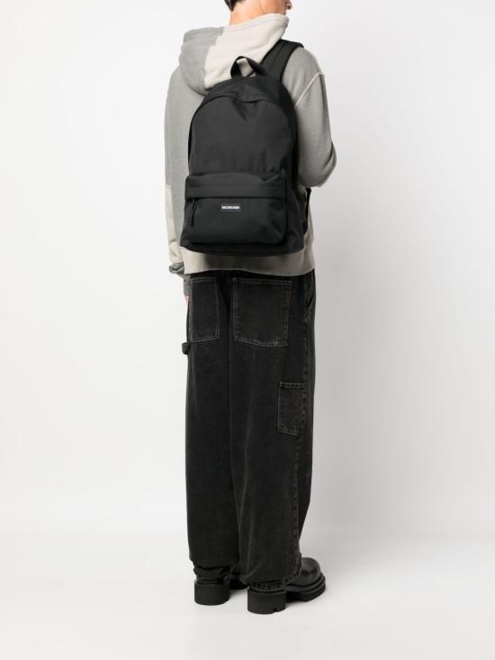 26FW 발렌시아가 로고 패치 익스플로러 백팩 5032212VZ371000 BLACK - BALENCIAGA