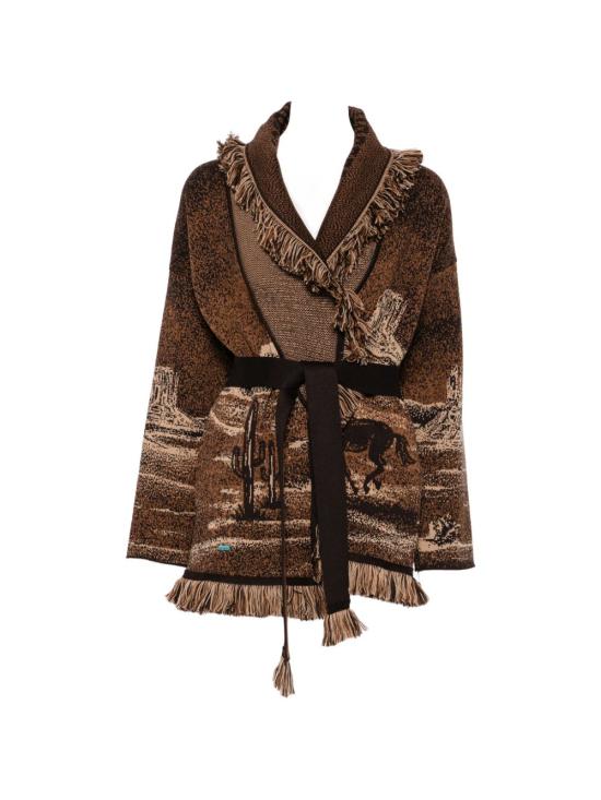 26FW 알라누이 가디건 LWHB064E26KNI0256064 BROWN