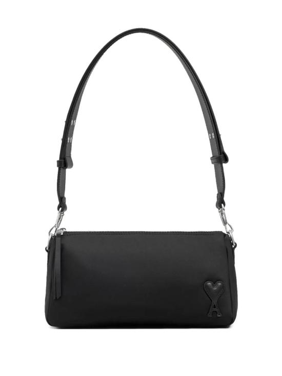 26FW 아미 톤온톤 하트 로고 나일론 캔버스 마르셀 백 ULL707AW0001001 BLACK