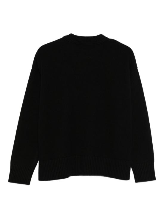 26FW 아미 빅 하트 울 크루넥 스웨터 UKS838D018009 BLACK - AMI