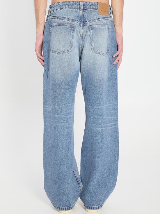 26FW 아미 데님 코튼 라지 핏 진 HTR450DE0046480 LIGHT BLUE - AMI