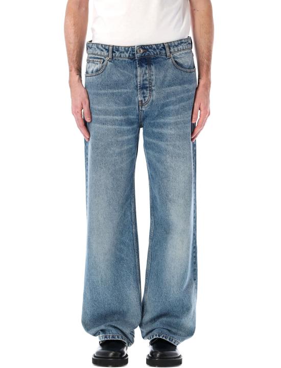 26FW 아미 데님 코튼 라지 핏 진 HTR450DE0046480 LIGHT BLUE