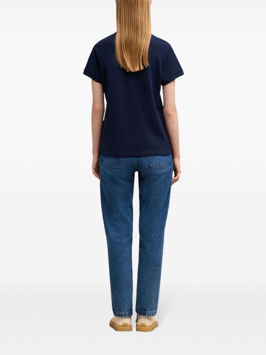 26FW 아미 스몰 하트 로고 폴로 셔츠 BFUPL001760430 NAVY - AMI