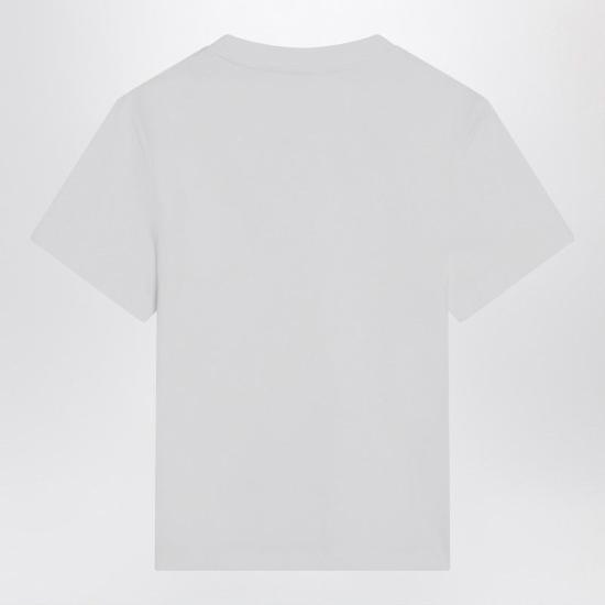 26FW 아미 스몰 하트 로고 코튼 크롭 티셔츠 FTS347724100 WHITE - AMI