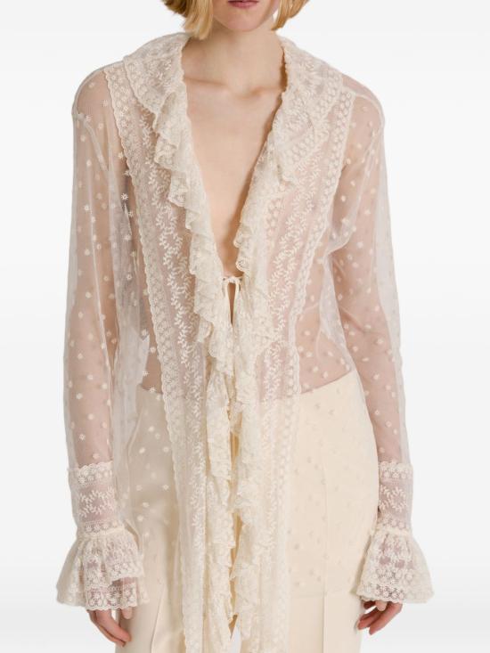 26FW 알베르타 페레티 블라우스 021366200002 WHITE - ALBERTA FERRETTI