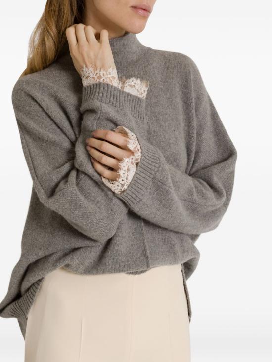 26FW 알베르타 페레티 터틀넥 092266010474 GREY - ALBERTA FERRETTI