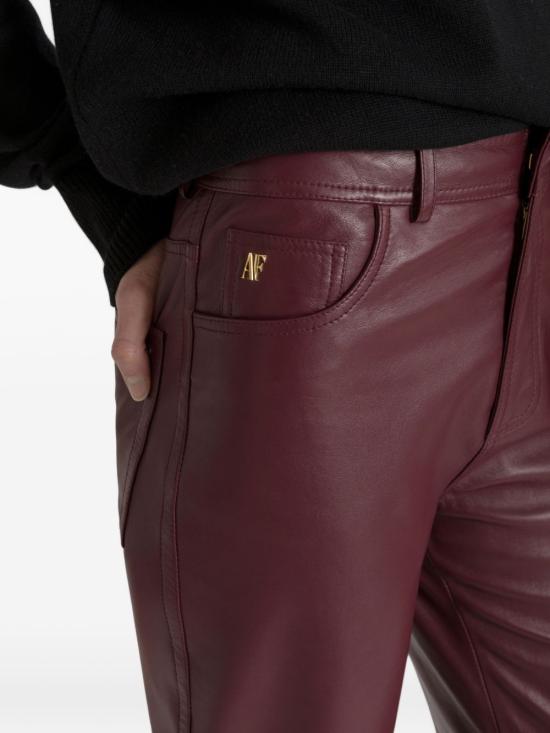 26FW 알베르타 페레티 가죽 팬츠 370866900106 BROWN - ALBERTA FERRETTI