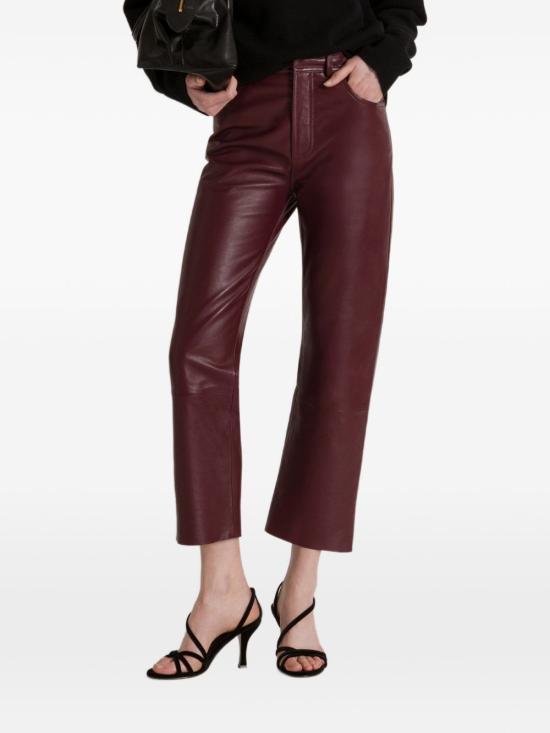 26FW 알베르타 페레티 가죽 팬츠 370866900106 BROWN - ALBERTA FERRETTI