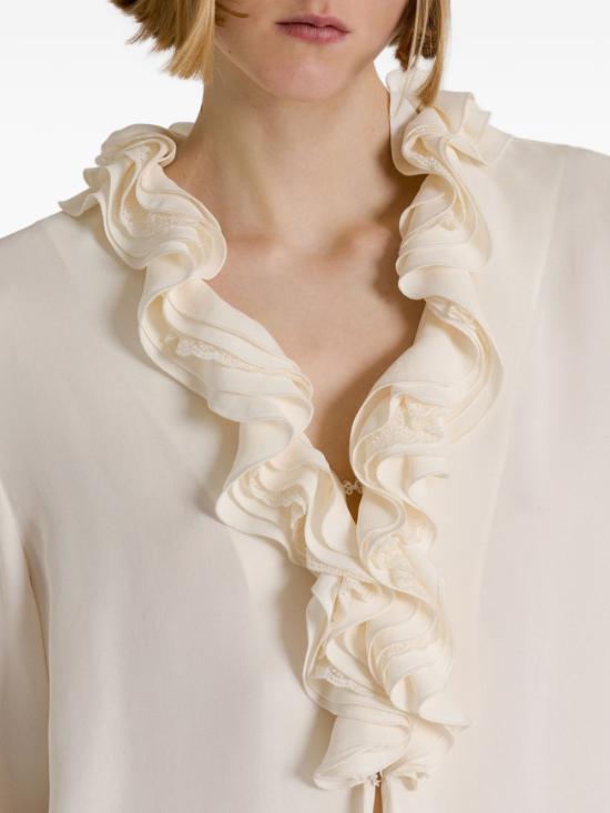 26FW 알베르타 페레티 블라우스 020266170003 AVORIO - ALBERTA FERRETTI