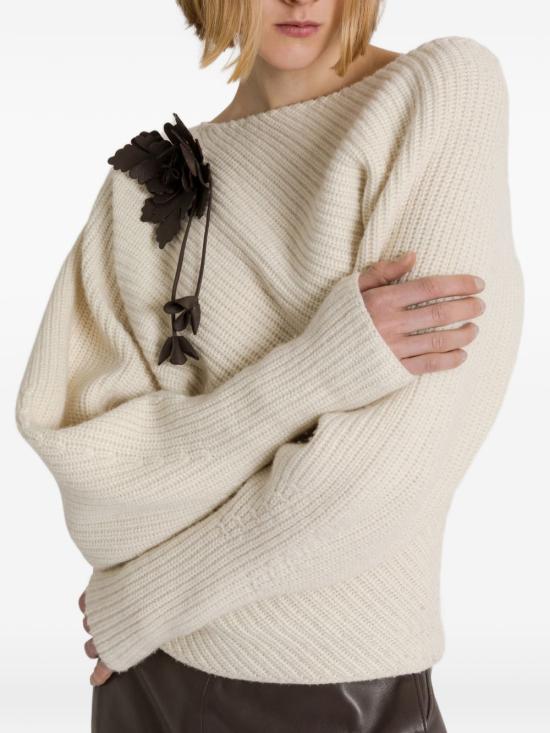 26FW 알베르타 페레티 스웨터 090366030002 WHITE - ALBERTA FERRETTI