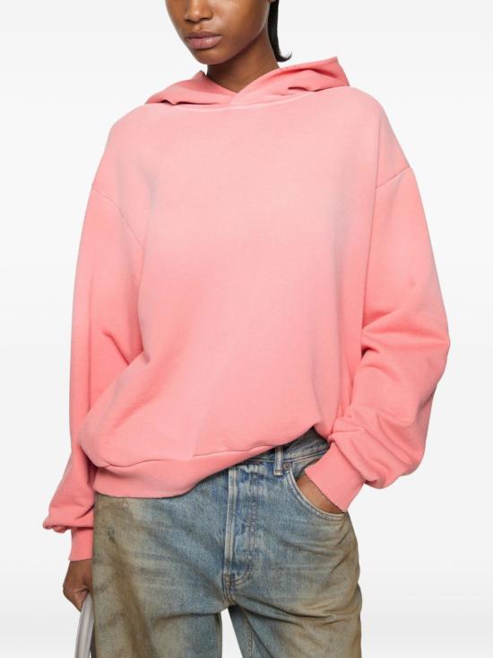 26FW 아크네 스튜디오 로고 후드 스웨터 CI0136DCKQ PINK - ACNE STUDIOS