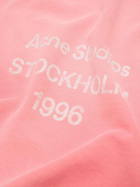 26FW 아크네 스튜디오 로고 후드 스웨터 CI0136DCKQ PINK - ACNE STUDIOS