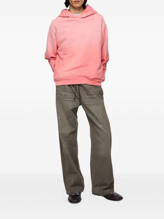 26FW 아크네 스튜디오 로고 후드 스웨터 CI0136DCKQ PINK - ACNE STUDIOS