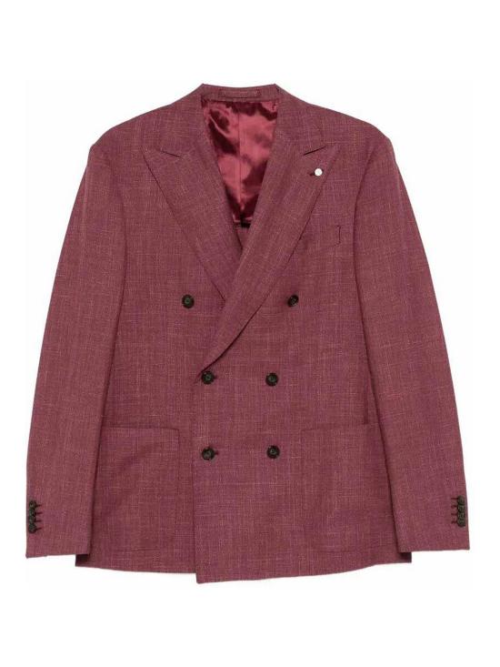 26SS 루이지 비안끼 수트 자켓 62266012356BORDEAUX DARK RED