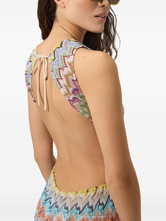 26FW 미소니 미디 원피스 MS26WG00BR015YSMSOR Patterned - MISSONI