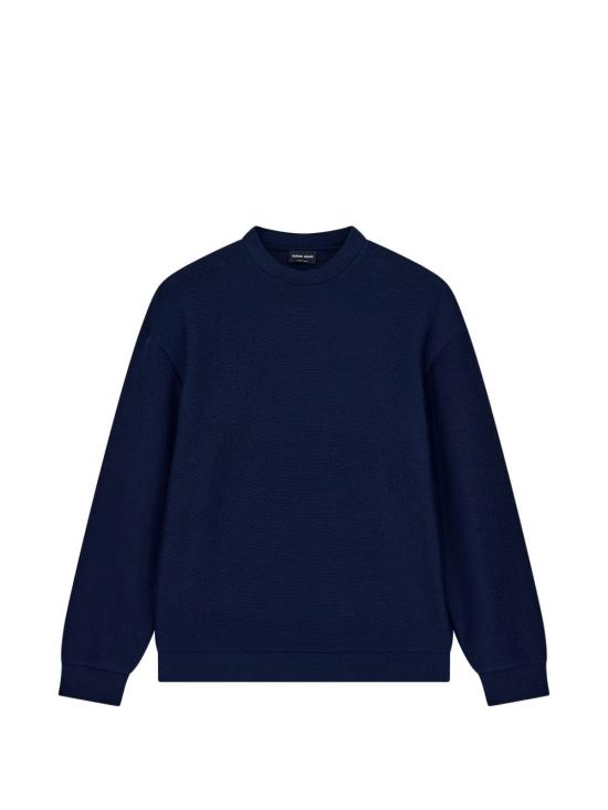 26FW 조르지오 아르마니 긴팔 티셔츠 GM004009TE22834UB100 DARK NAVY