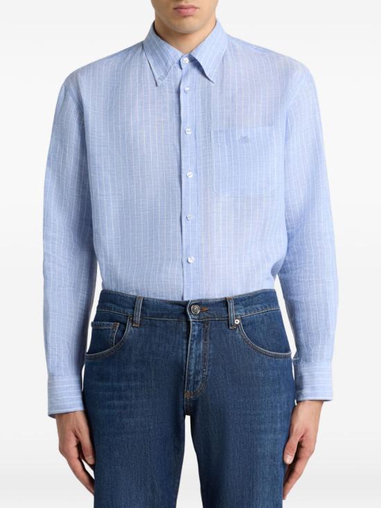 26SS 에트로 긴팔 셔츠 MRIB002999TB301B0193 BLUE - ETRO