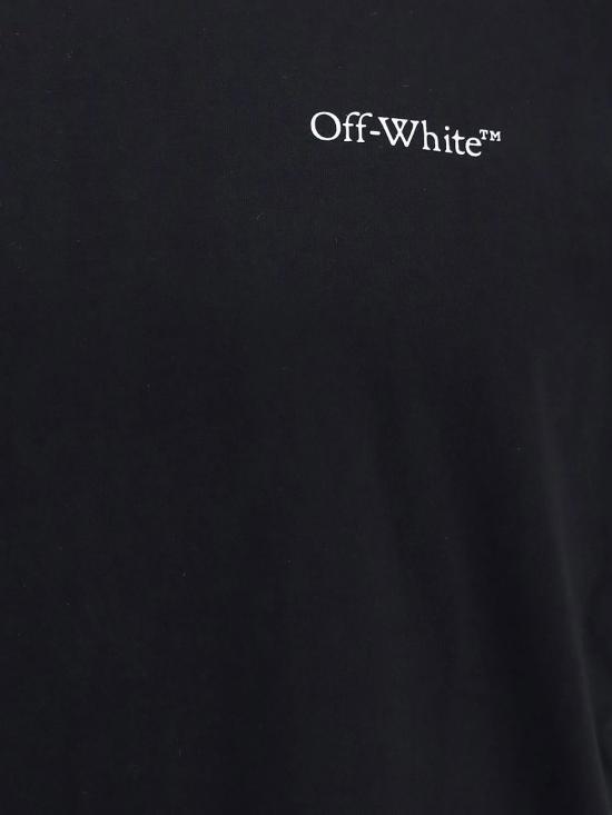 26FW 오프화이트 반팔 티셔츠 OMAA16MF26JER00M00 001 BLACK - OFF WHITE