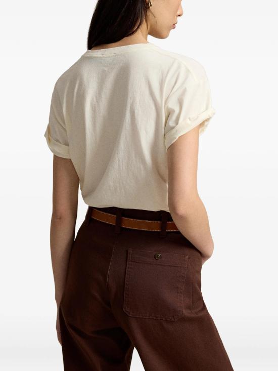 26FW 폴로 랄프로렌 반팔 티셔츠 211B17774 001 WHITE - POLO RALPH LAUREN