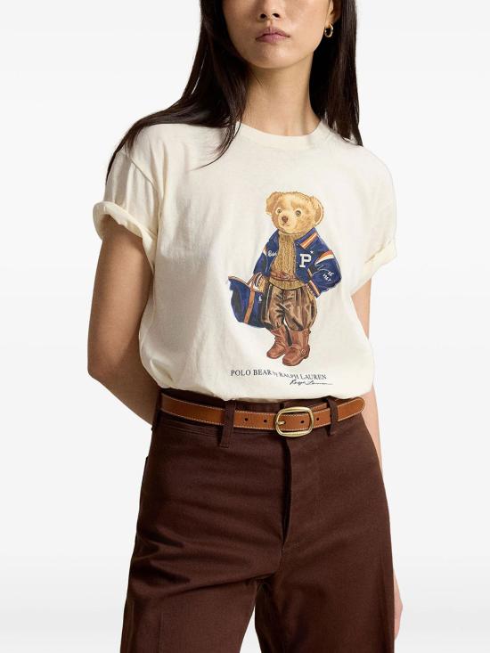 26FW 폴로 랄프로렌 반팔 티셔츠 211B17774 001 WHITE - POLO RALPH LAUREN