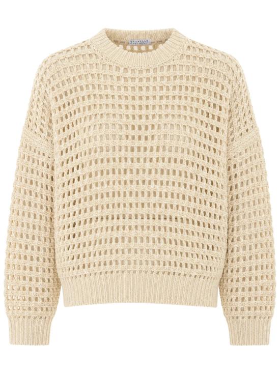 26FW 브루넬로 쿠치넬리 스웨터 MGO378800 CGM42 NUDE NEUTRALS