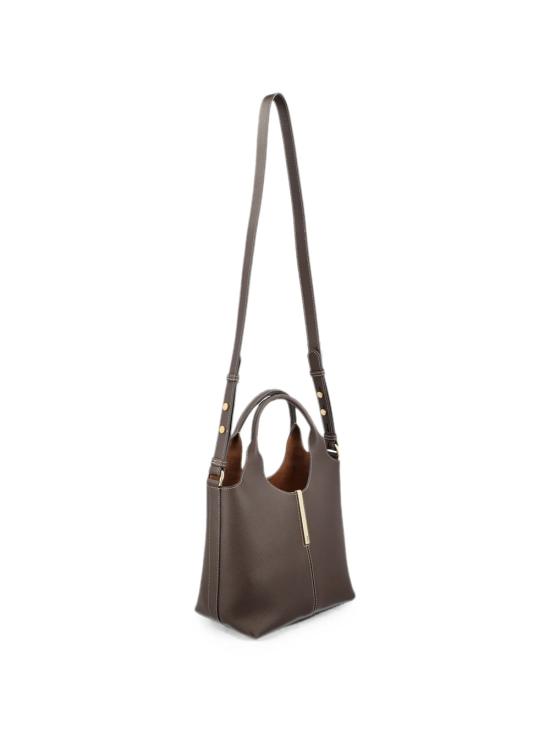 26FW 토즈 레더 미니 토트 쇼핑백 XBWEBRF0100UBL 783E BROWN - TODS