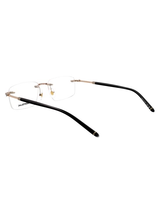 26SS 몽블랑 안경 MB0480O 001 GOLD BLACK TRANSPARENT - MONTBLANC